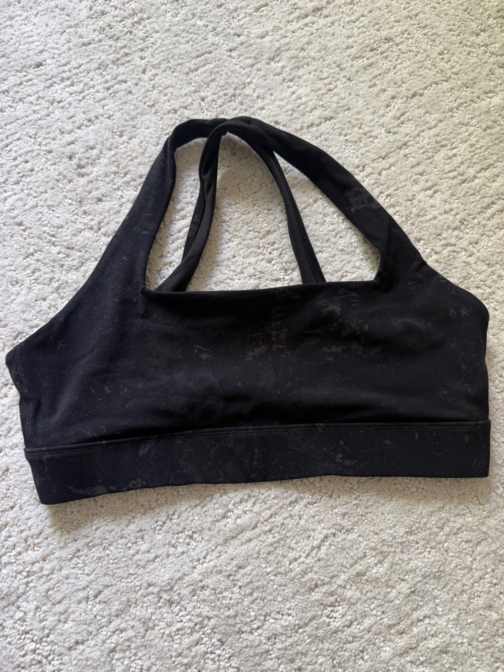 Vuori Pattern Black Daily Form Sports Bra